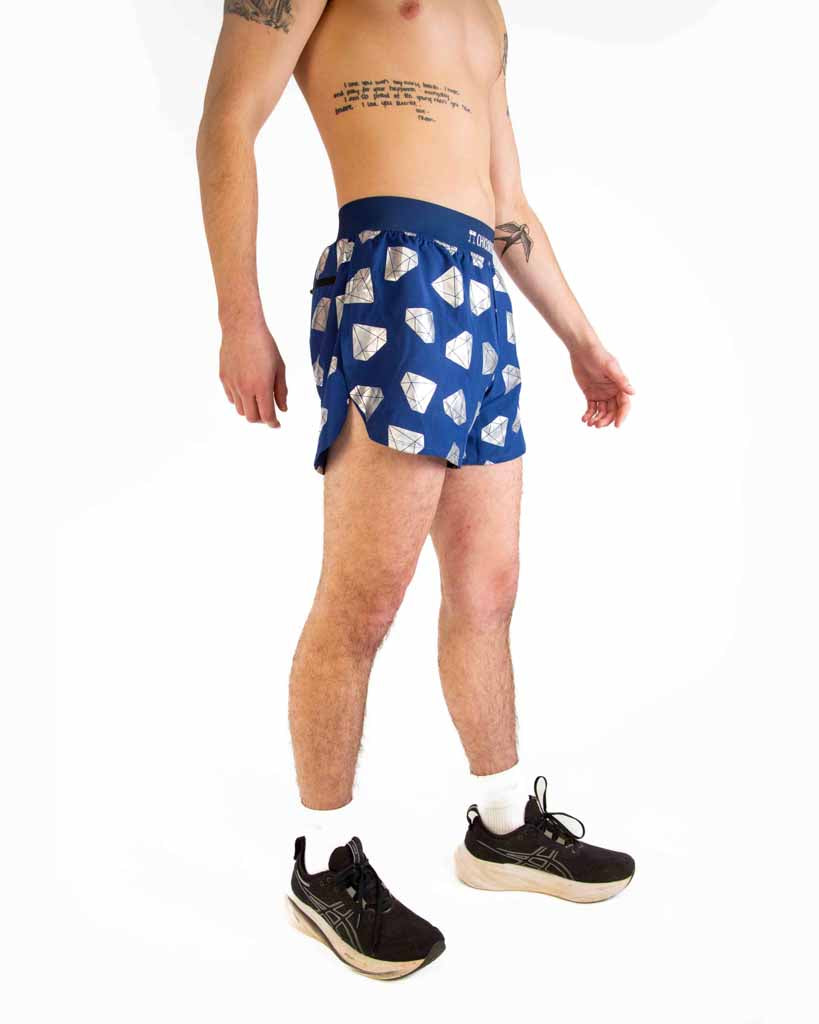 Men's Diamonds 4" Half Split Shorts
