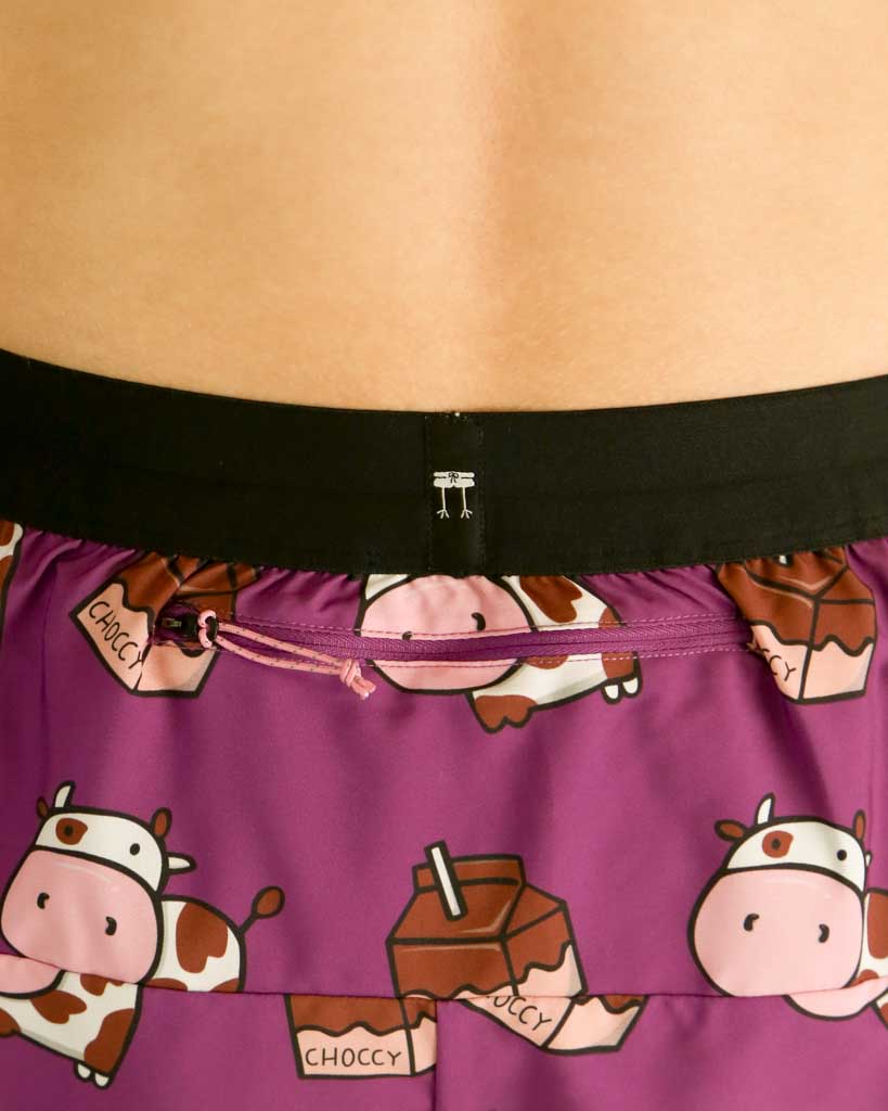 Men's Choccy Cows 5" DS Running Shorts