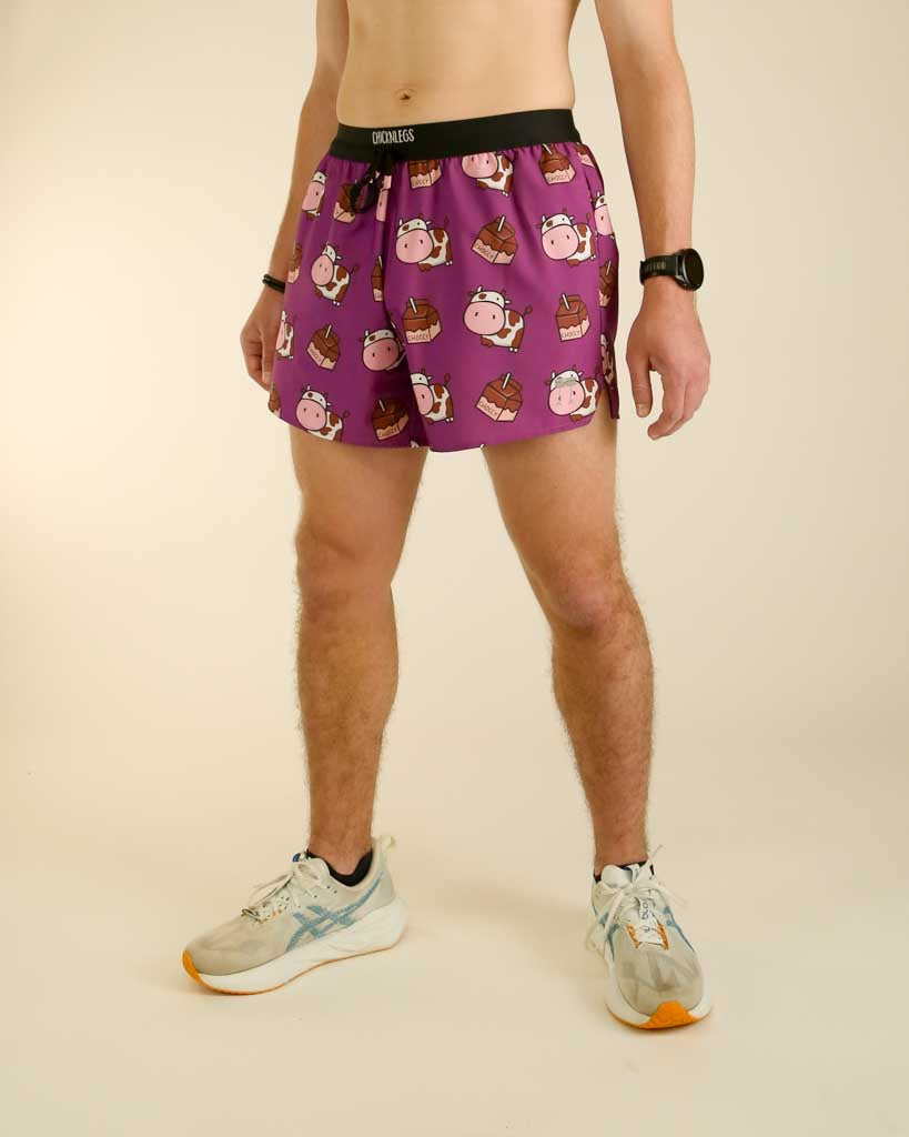 Men's Choccy Cows 5" DS Running Shorts