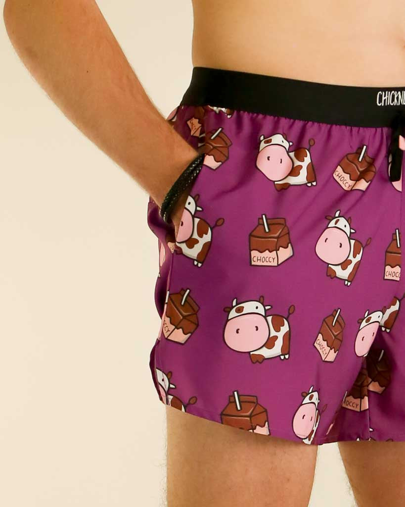 Men's Choccy Cows 5" DS Running Shorts