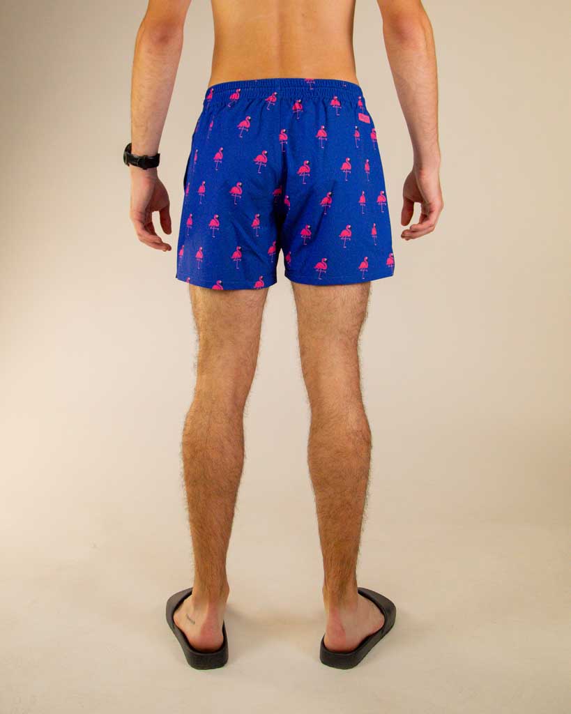 Men's Classy Flamingo Swim Trunks