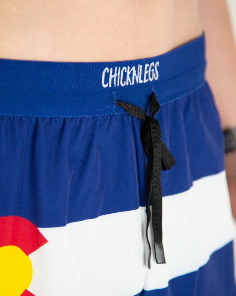 Men's Colorado Flag 2" DS Split Shorts