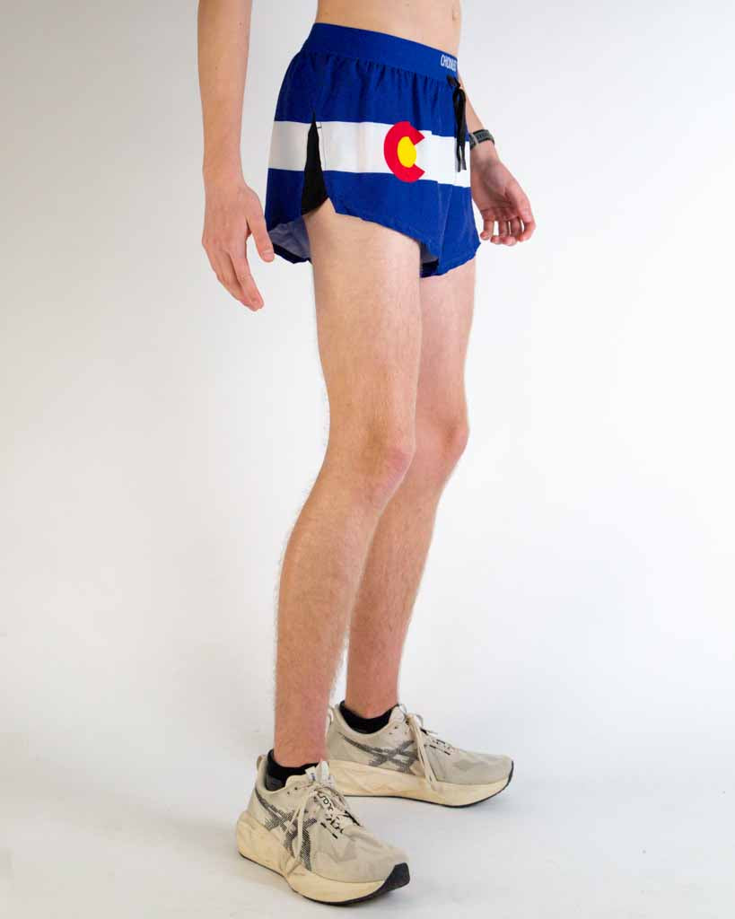 Men's Colorado Flag 2" DS Split Shorts