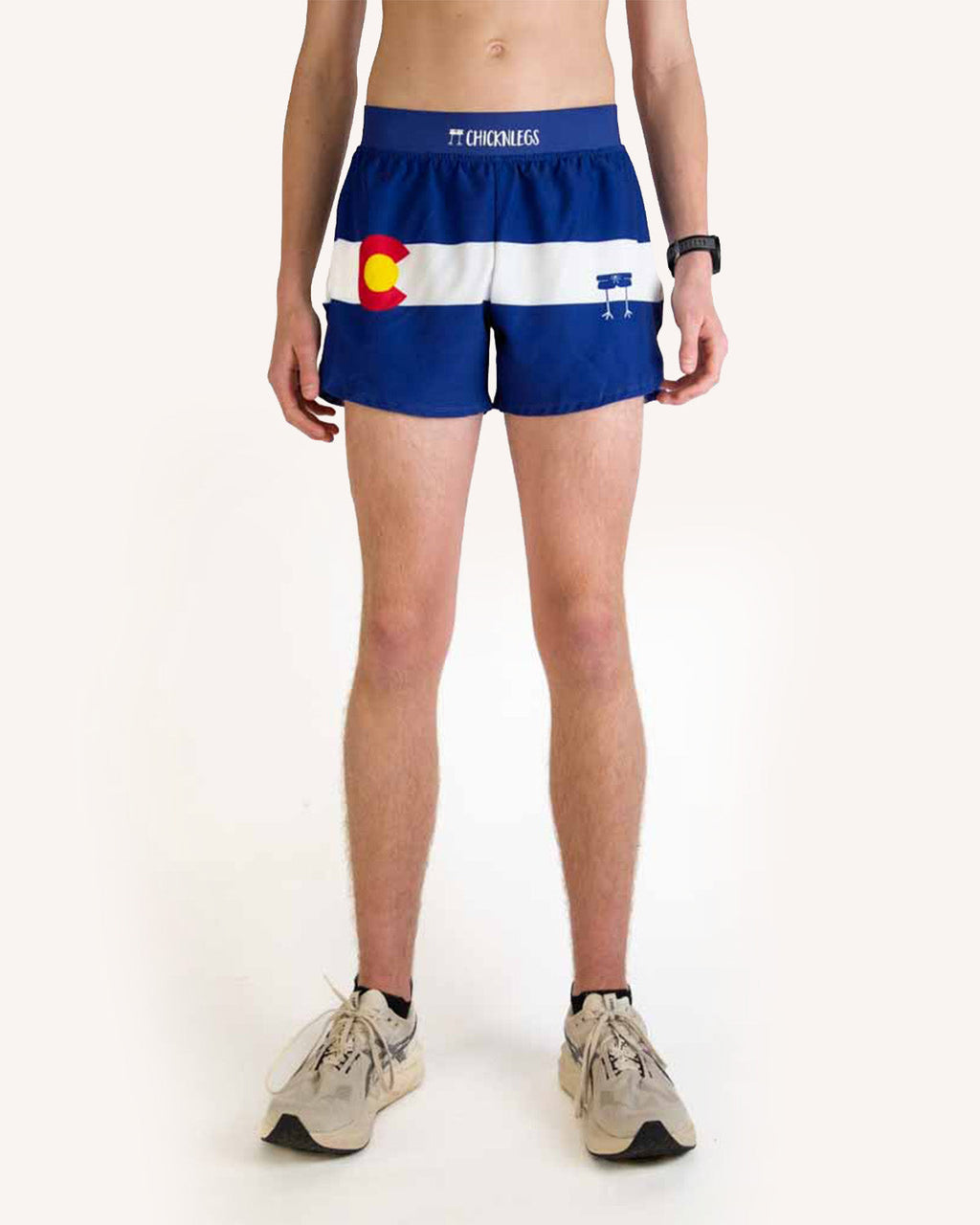 Men's Colorado Flag 4" Half Split Shorts