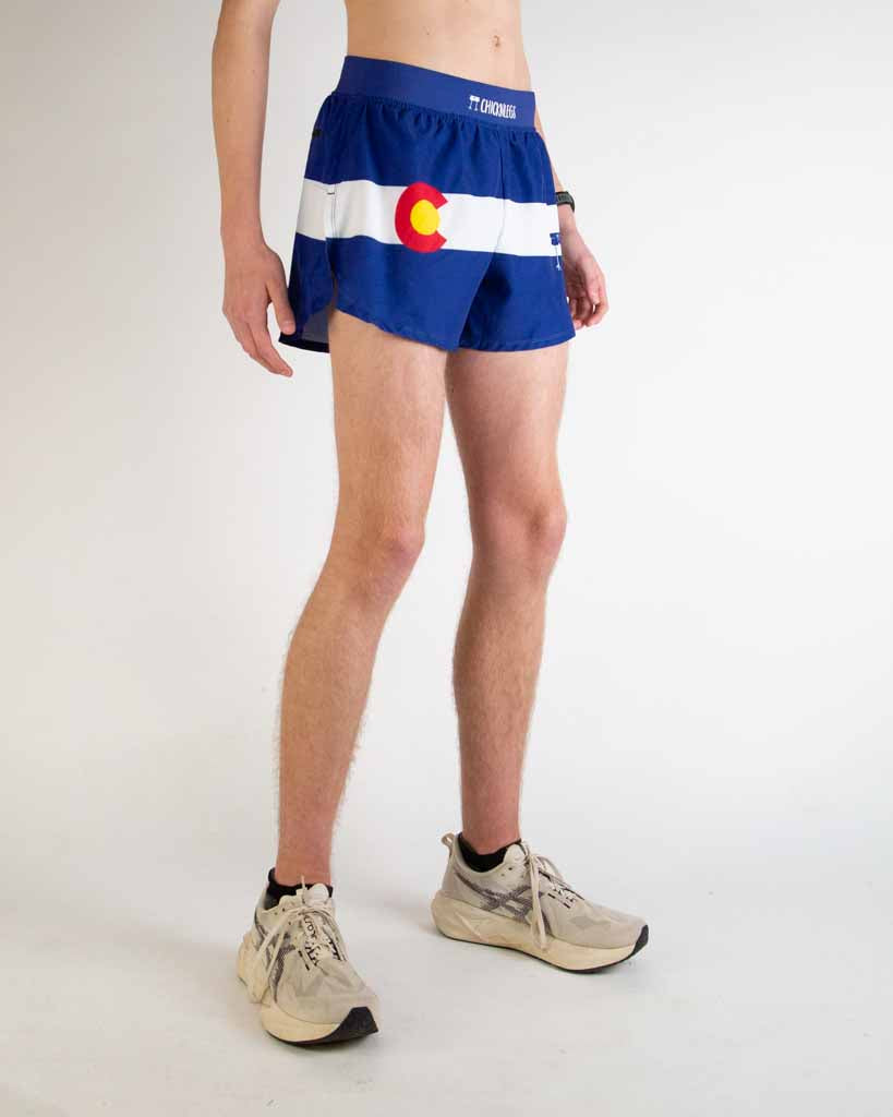 Men's Colorado Flag 4" Half Split Shorts