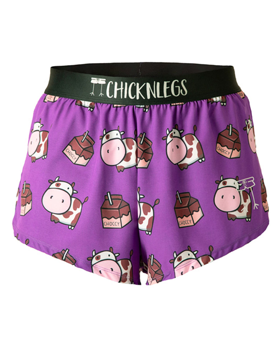 Men's Choccy Cows 2" Split Shorts