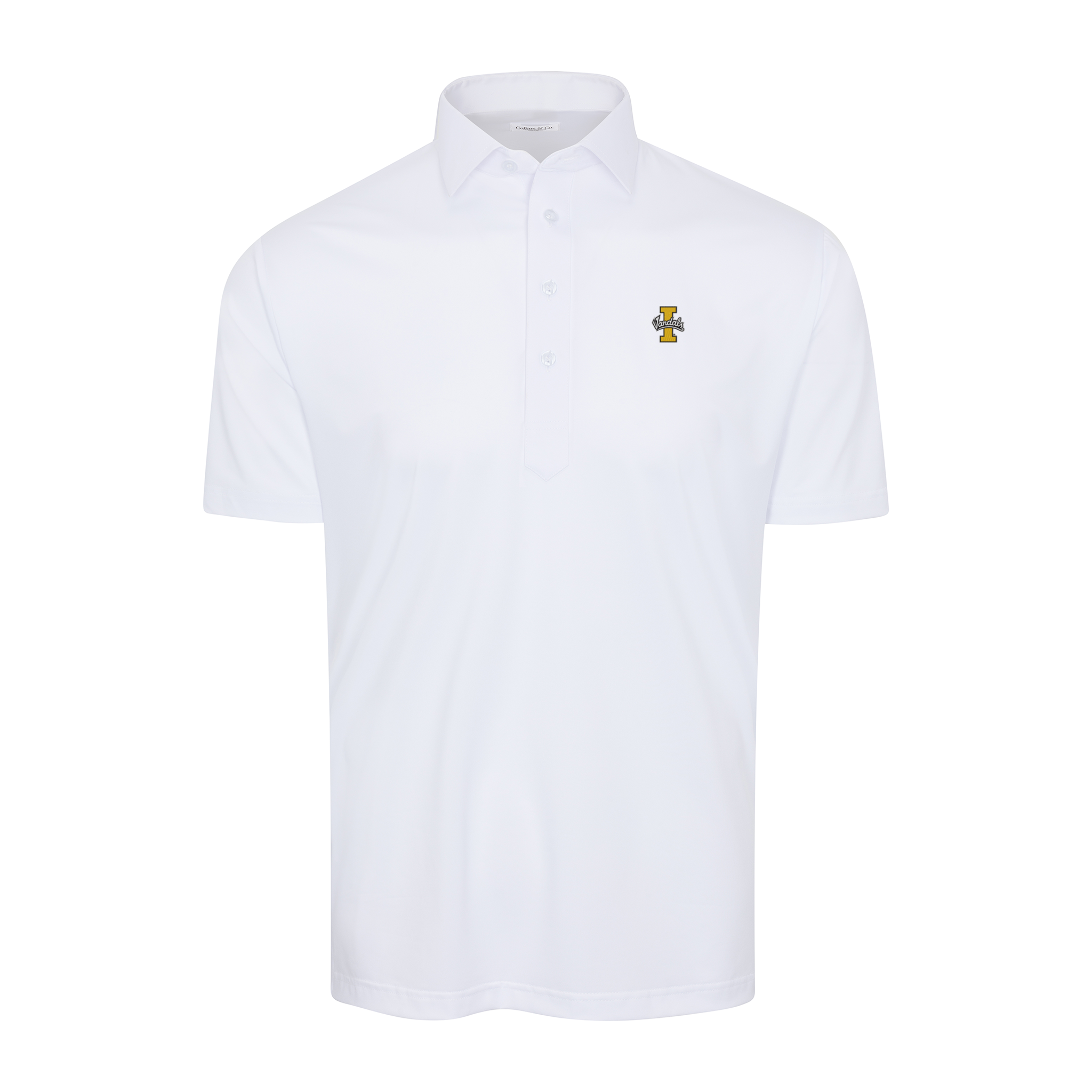 Idaho Semi-Spread Collar Polo White