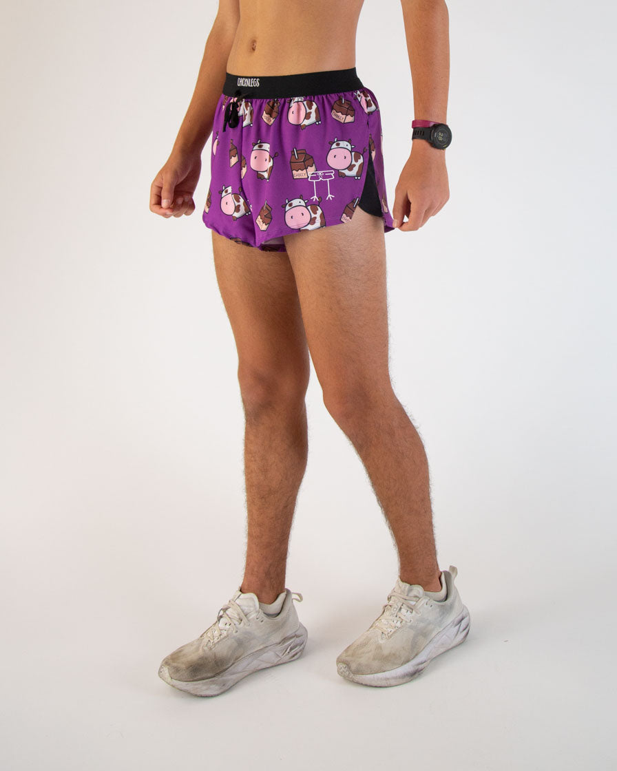 Men's Choccy Cows 2" DS Split Shorts