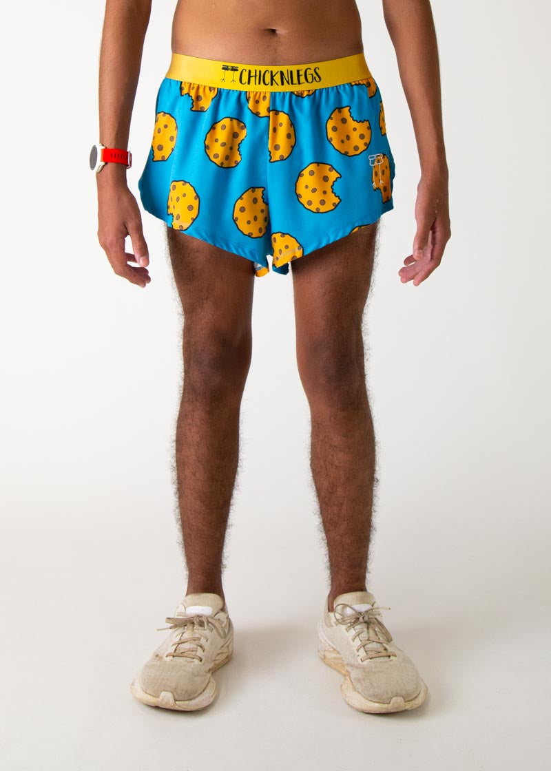 Men's Chocolate Chip Cookies 2" Split Shorts