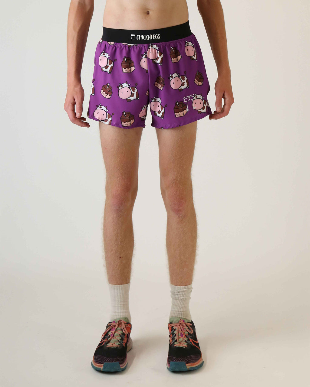 Men's Choccy Cows 4" Half Split Shorts