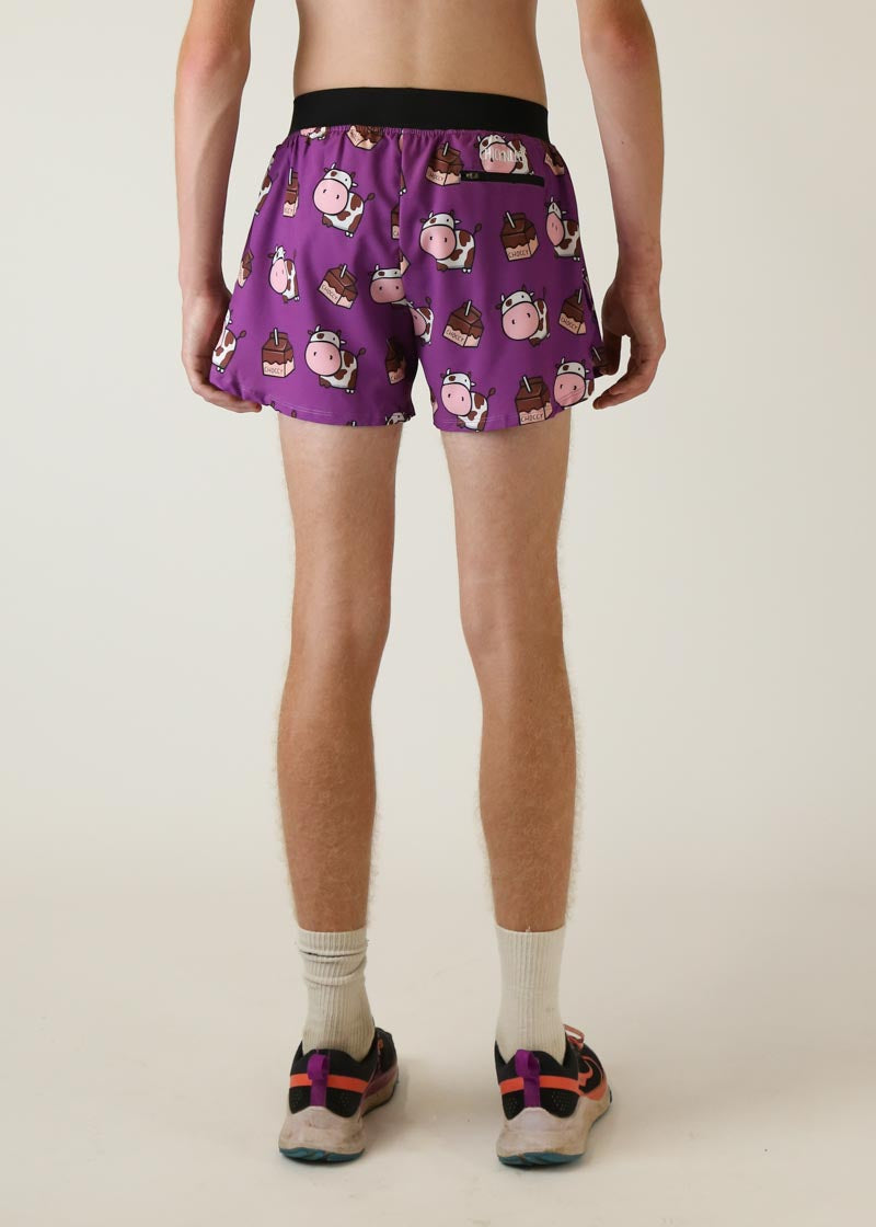 Men's Choccy Cows 4" Half Split Shorts