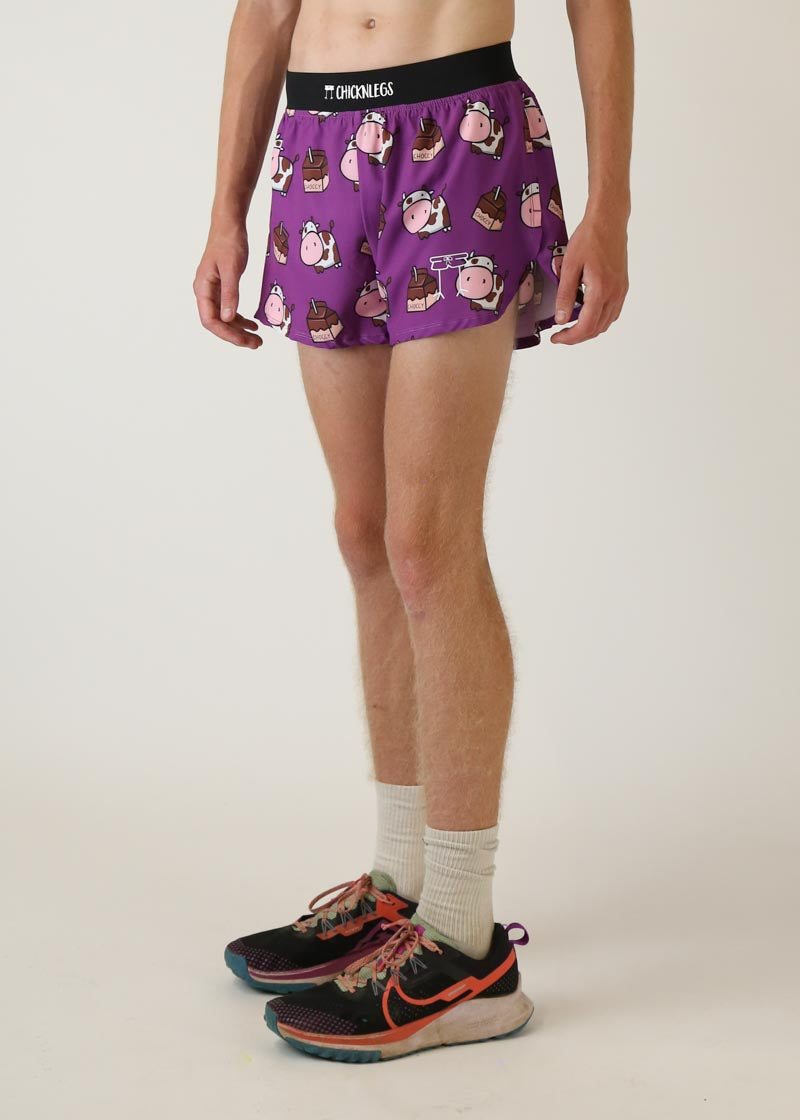 Men's Choccy Cows 4" Half Split Shorts