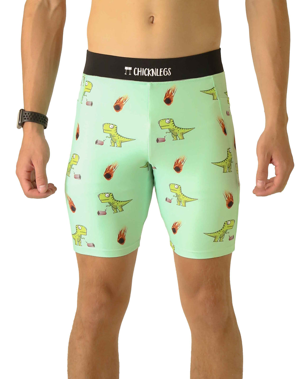 Men's Dino-Sore 8" Half Tights
